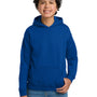 Gildan Youth Pill Resistant Hooded Sweatshirt Hoodie w/ Pouch Pocket - Royal Blue