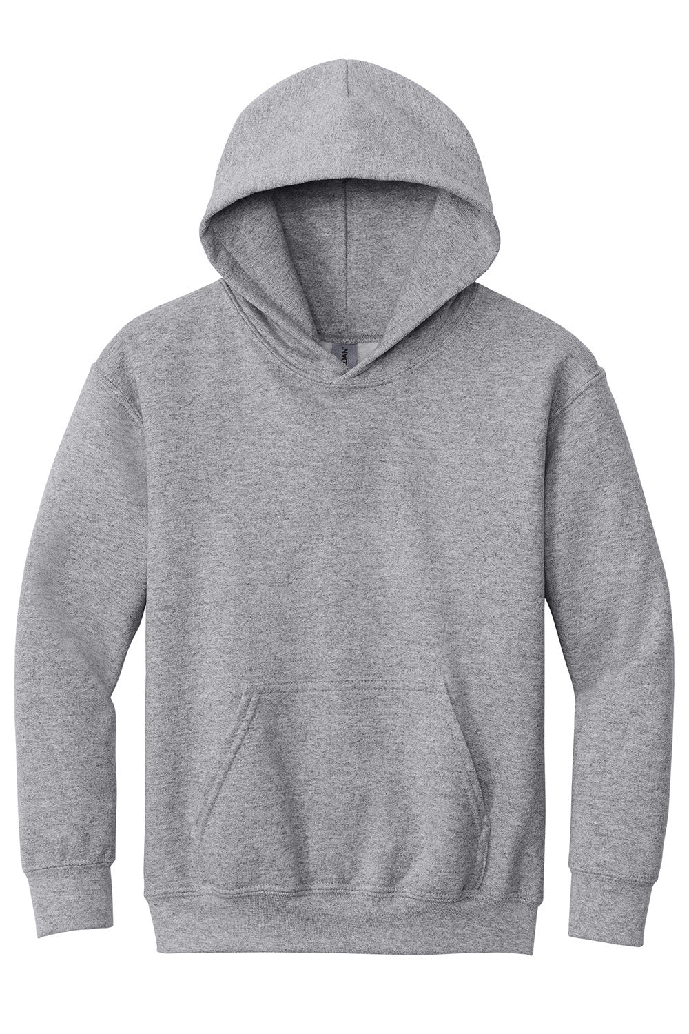 Gildan 18500B/G185B Youth Pill Resistant Hooded Sweatshirt Hoodie w/ Pouch Pocket Sport Grey Flat Front