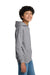 Gildan 18500B/G185B Youth Pill Resistant Hooded Sweatshirt Hoodie w/ Pouch Pocket Sport Grey Model Side