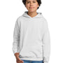 Gildan Youth Pill Resistant Hooded Sweatshirt Hoodie w/ Pouch Pocket - White