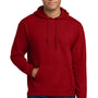 Gildan Mens Pill Resistant Hooded Sweatshirt Hoodie w/ Pouch Pocket - Antique Cherry Red