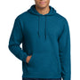 Gildan Mens Pill Resistant Hooded Sweatshirt Hoodie w/ Pouch Pocket - Antique Sapphire Blue