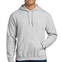 Gildan Mens Pill Resistant Hooded Sweatshirt Hoodie w/ Pouch Pocket - Ash Grey