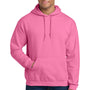 Gildan Mens Pill Resistant Hooded Sweatshirt Hoodie w/ Pouch Pocket - Azalea Pink