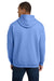 Gildan 18500/G185 Mens Pill Resistant Hooded Sweatshirt Hoodie w/ Pouch Pocket Carolina Blue Model Back