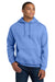 Gildan 18500/G185 Mens Pill Resistant Hooded Sweatshirt Hoodie w/ Pouch Pocket Carolina Blue Model Front