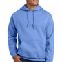 Gildan Mens Pill Resistant Hooded Sweatshirt Hoodie w/ Pouch Pocket - Carolina Blue