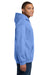 Gildan 18500/G185 Mens Pill Resistant Hooded Sweatshirt Hoodie w/ Pouch Pocket Carolina Blue Model Side