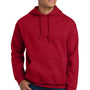 Gildan Mens Pill Resistant Hooded Sweatshirt Hoodie w/ Pouch Pocket - Cherry Red