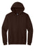 Gildan 18500/G185 Mens Pill Resistant Hooded Sweatshirt Hoodie w/ Pouch Pocket Dark Chocolate Brown Flat Front