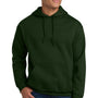 Gildan Mens Pill Resistant Hooded Sweatshirt Hoodie w/ Pouch Pocket - Forest Green