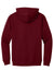 Gildan 18500/G185 Mens Pill Resistant Hooded Sweatshirt Hoodie w/ Pouch Pocket Garnet Red Flat Back