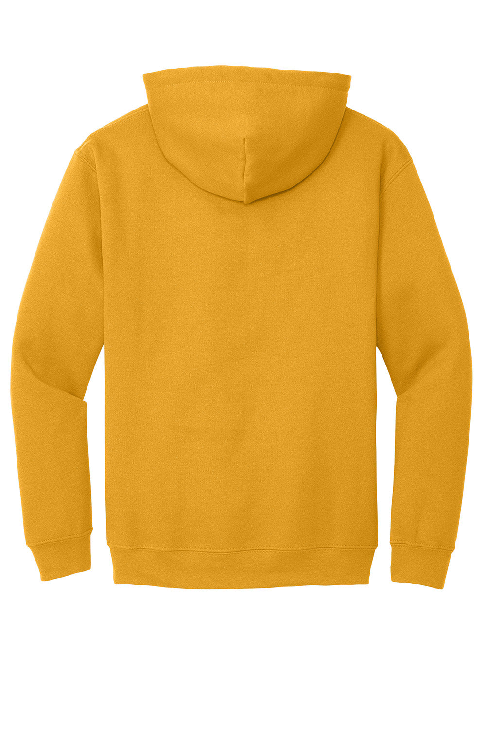 Gildan 18500/G185 Mens Pill Resistant Hooded Sweatshirt Hoodie w/ Pouch Pocket Gold Flat Back