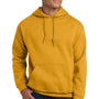 Gildan Mens Pill Resistant Hooded Sweatshirt Hoodie w/ Pouch Pocket - Gold