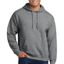 Gildan Mens Pill Resistant Hooded Sweatshirt Hoodie w/ Pouch Pocket - Heather Graphite Grey