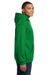 Gildan 18500/G185 Mens Pill Resistant Hooded Sweatshirt Hoodie w/ Pouch Pocket Irish Green Model Side