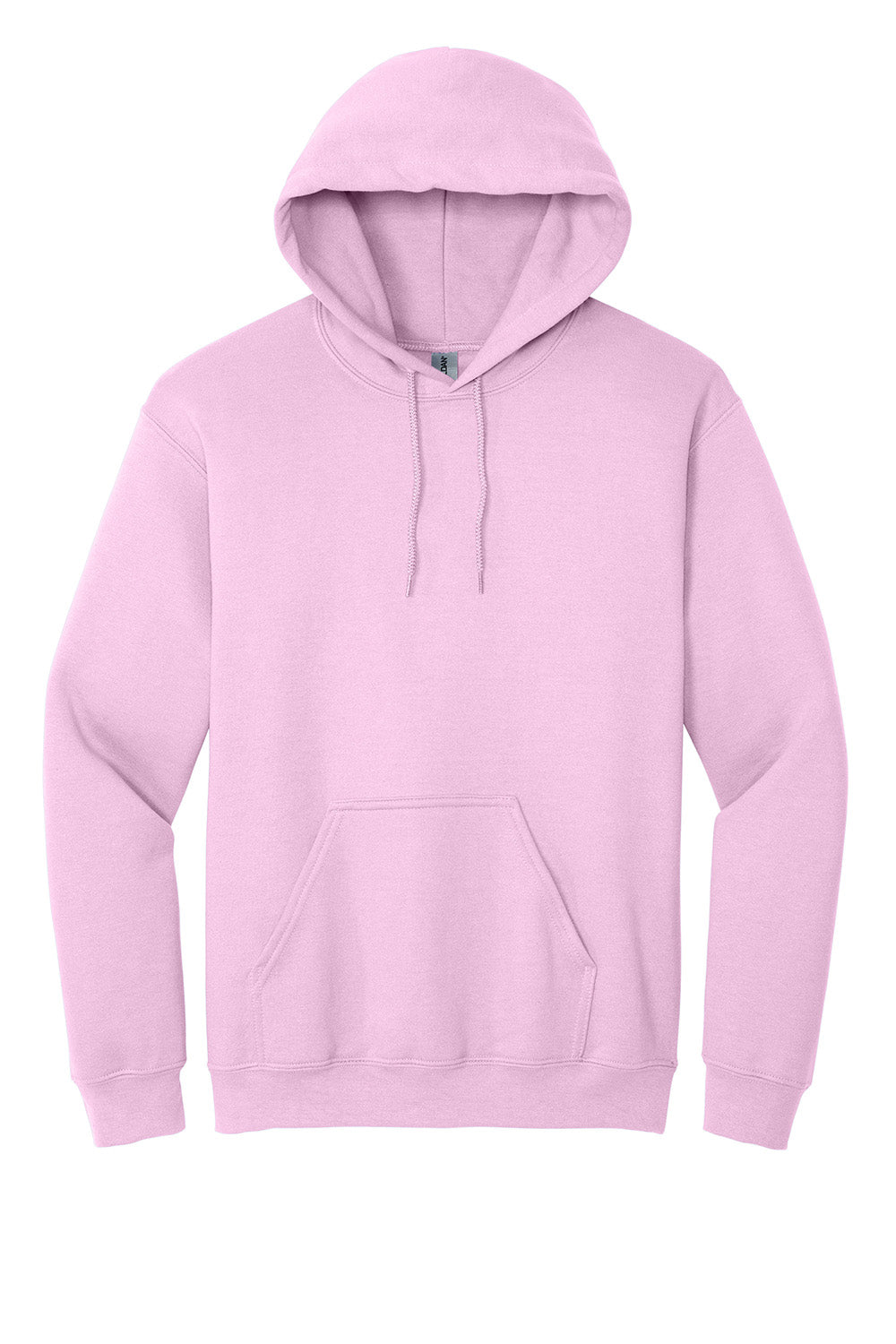 Gildan 18500/G185 Mens Pill Resistant Hooded Sweatshirt Hoodie w/ Pouch Pocket Light Pink Flat Front