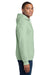 Gildan 18500/G185 Mens Pill Resistant Hooded Sweatshirt Hoodie w/ Pouch Pocket Mint Green Model Side