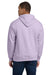 Gildan 18500/G185 Mens Pill Resistant Hooded Sweatshirt Hoodie w/ Pouch Pocket Orchid Purple Model Back