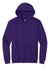 Gildan 18500/G185 Mens Pill Resistant Hooded Sweatshirt Hoodie w/ Pouch Pocket Purple Flat Front