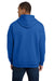 Gildan 18500/G185 Mens Pill Resistant Hooded Sweatshirt Hoodie w/ Pouch Pocket Royal Blue Model Back