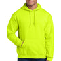 Gildan Mens Pill Resistant Hooded Sweatshirt Hoodie w/ Pouch Pocket - Safety Green