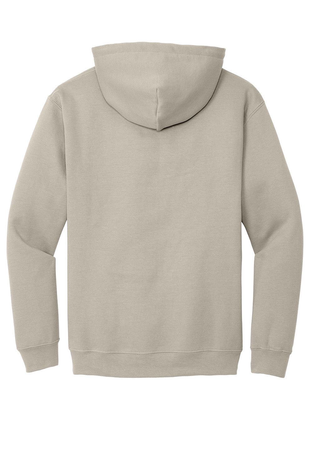 Gildan 18500/G185 Mens Pill Resistant Hooded Sweatshirt Hoodie w/ Pouch Pocket Sand Flat Back