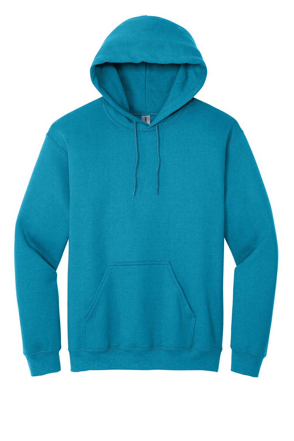 Gildan 18500/G185 Mens Pill Resistant Hooded Sweatshirt Hoodie w/ Pouch Pocket Sapphire Blue Flat Front