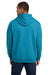 Gildan 18500/G185 Mens Pill Resistant Hooded Sweatshirt Hoodie w/ Pouch Pocket Sapphire Blue Model Back