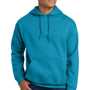 Gildan Mens Pill Resistant Hooded Sweatshirt Hoodie w/ Pouch Pocket - Sapphire Blue