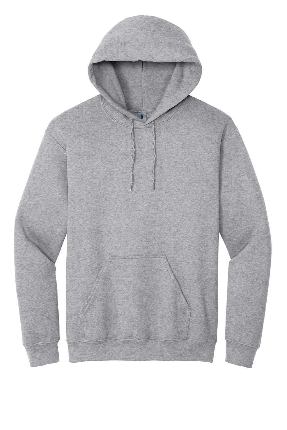 Gildan 18500/G185 Mens Pill Resistant Hooded Sweatshirt Hoodie w/ Pouch Pocket Sport Grey Flat Front