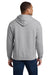 Gildan 18500/G185 Mens Pill Resistant Hooded Sweatshirt Hoodie w/ Pouch Pocket Sport Grey Model Back