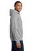 Gildan 18500/G185 Mens Pill Resistant Hooded Sweatshirt Hoodie w/ Pouch Pocket Sport Grey Model Side