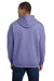 Gildan 18500/G185 Mens Pill Resistant Hooded Sweatshirt Hoodie w/ Pouch Pocket Violet Purple Model Back