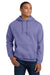 Gildan 18500/G185 Mens Pill Resistant Hooded Sweatshirt Hoodie w/ Pouch Pocket Violet Purple Model Front