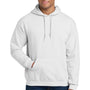 Gildan Mens Pill Resistant Hooded Sweatshirt Hoodie w/ Pouch Pocket - White