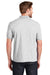 Hanes 054X/054 Mens EcoSmart Short Sleeve Polo Shirt Ash Grey Model Back