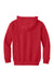 Gildan 18600B Youth Heavy Blend Full Zip Hooded Sweatshirt Hoodie w/ Pockets Red Flat Back