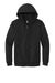 Gildan 18600/G186 Mens Pill Resistant Full Zip Hooded Sweatshirt Hoodie w/ Pockets Black Flat Front