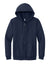 Gildan 18600/G186 Mens Pill Resistant Full Zip Hooded Sweatshirt Hoodie w/ Pockets Navy Blue Flat Front