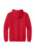 Gildan 18600/G186 Mens Pill Resistant Full Zip Hooded Sweatshirt Hoodie w/ Pockets Red Flat Back