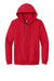 Gildan 18600/G186 Mens Pill Resistant Full Zip Hooded Sweatshirt Hoodie w/ Pockets Red Flat Front