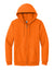 Gildan 18600/G186 Mens Pill Resistant Full Zip Hooded Sweatshirt Hoodie w/ Pockets Safety Orange Flat Front