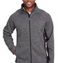 Spyder Mens Constant Full Zip Sweater Fleece Jacket - Heather Black/Black