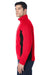 Spyder 187330 Mens Constant Full Zip Sweater Fleece Jacket Red/Black Model Side