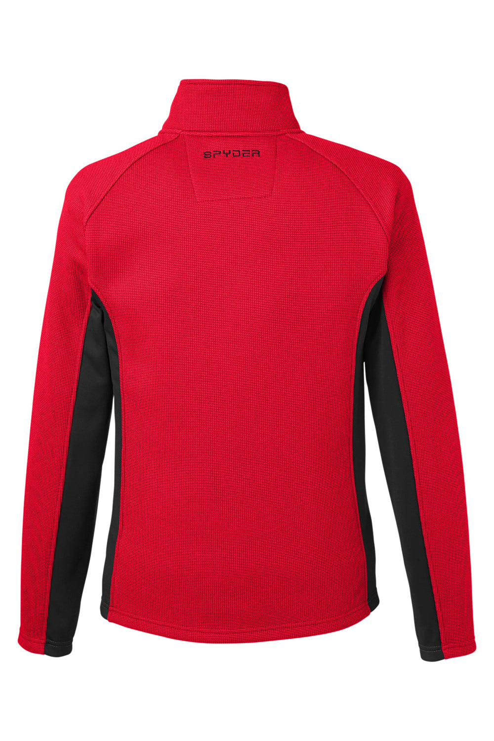 Spyder 187330 Mens Constant Full Zip Sweater Fleece Jacket Red/Black Flat Back