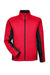 Spyder 187330 Mens Constant Full Zip Sweater Fleece Jacket Red/Black Flat Front