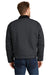 CornerStone J763/TLJ763 Mens Duck Cloth Full Zip Jacket Charcoal Grey Model Back