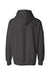 Weatherproof 7700 Mens Cross Weave Hooded Sweatshirt Hoodie Graphite Grey Flat Back