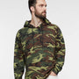 Code Five Mens Fleece Hooded Sweatshirt Hoodie - Green Woodland